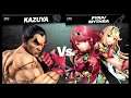 Super Smash Bros Ultimate Amiibo Fights – Kazuya & Co #279 Kazuya vs Pyra