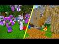 Zombie Army Climbs My Castle Wall in Minecraft!