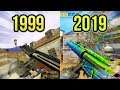 Evolution of the MP5 in Counter Strike on Inferno Map 1999 - 2019