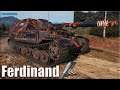 ТОП статист берёт ТРИ отметки ✅ Ferdinand World of Tanks