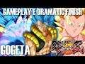 Gameplay, Dramatic Finish e Combo 100% de GOGETA BLUE | Dragon Ball FighterZ