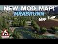 MINIBRUNN, NEW MOD MAP! MAP TOUR! Farming Simulator 19, PS4, New to Console!