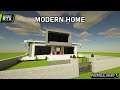 Modern Home  -  Minecraft RTX  - How to Build a House in Minecraft #2