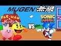 MUGEN Battle # 24: Pac-Man & Kirby vs. Mania Sonic