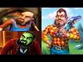 Scary Stranger 3D VS Dark Riddle - Mr. Grumpy VS Neighbour - Android & iOS Games