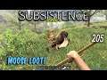 Subsistence S3 #205  Moose Loot!   Base building| survival games| crafting
