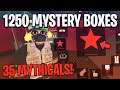BIGGEST Unturned Mystery Box Opening EVER! (1250 Boxes, 35 Mythicals)