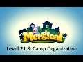 Mergical Level 21 & Camp Organization on Nox Player - Similar to Merge Dragon