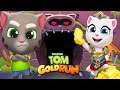 Talking Tom Gold Run - TALKING BABY TOM & VALKYRIE ANGELA in All World Catch the Raccoon