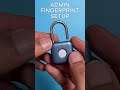 This Padlock Unlocks Using Your Fingerprint #Shorts
