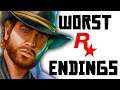 4 WORST Rockstar Games ENDINGS! (WORST Video Game Endings)