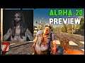 7 Days To Die Alpha 20 Update PREVIEW - NEW HD ZOMBIES & GUNS