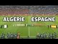 ALGÉRIE - ESPAGNE | Champion d'Afrique vs La Roja PES 2019