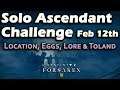 Ascendant Challenge Feb 12th Cimmerian Garrison Corrupted Eggs Lore Chamber of Starlight