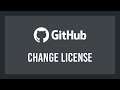 Change Existing Repo License on GitHub