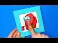 EASY and FUNNY AMONG US GAME WITH PAPER