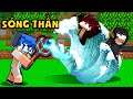 HUY NOOB THỬ THÁCH DÙNG GẬY SÓNG THẦN TROLL LÀNG SINH TỐ CỰC MẠNH TRONG MINECRAFT*HUY NOOB TROLL😝 😜