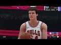 NBA 2K19 PS4 Chicago Bulls vs Philadelphie 76ers NBA Regular Season 80th game 2nd Half