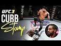 SETH ROLLINS CURB STOMP and REVOLUTION KNEE in EA SPORTS UFC 3 | KNOCKOUTS COMPILATION CAF GAMEPLAY