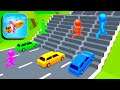 Shape Shifting 🙍‍♂️🚘🏁 All Levels Gameplay Android,iOS Lv 4 - 5