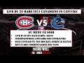 Canadiens vs Canucks Live 20 mars