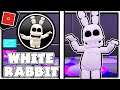 How to get "WHITE ICON" BADGE + WHITE RABBIT MORPH/SKIN in FNAF NEW SKIN ROLEPLAY! - Roblox