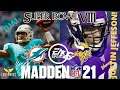 Madden NFL 21 Gameplay: "Super Bowl 8" Dolphins vs. Vikings (Xbox One X, 4K)