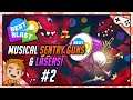 MAKING MUSICAL SENTRY GUNS & LASERS! | Let's Play Beat Blast | Part 2