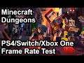 Minecraft Dungeons Switch vs PS4/Pro vs Xbox One/X Frame Rate Comparison