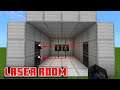 Minecraft Security Laser using Command Blocks