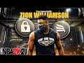 NBA 2K21 ZION WILLIAMSON Speed Pie Chart Build & NEW Dribble Tips