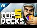 TOP 5 FREE TO PLAY DECKS in CLASH ROYALE || Dominate Ladder as a F2P!