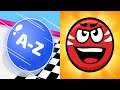 A Z Run VS Red Ball 6 NEW MAX LEVEL Android iOS Mobile Gameplay