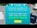 ALL OF ROBLOX GAME PEW PEW SIMULATOR CODES !!!!!!!!!!!
