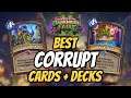 BEST CORRUPTED CARDS + DECKS | Darkmoon Faire | Hearthstone
