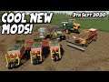 COOL NEW MODS Farming Simulator 19 PS4 FS19 (Review) 9th Sept 2020.