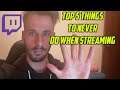 Top 5 Things to NOT DO When You're Streaming On ANY PLATFORM (Tips for all streamers)