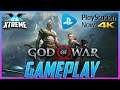 God Of War (2018) Playstation Now Upscaled 4K Gameplay -This is impressive