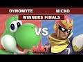 HAT 71 - FS | Dynomyte (Yoshi) Vs. Demise | Nicko (Captain Falcon) Winners Finals - Smash Ultimate