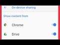 How To Enable Apps On-device sharing | Google Settings| in Android