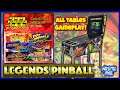 Playing All Zaccaria Volume 2 AtGames Legends Pinball Tables! Gameplay With Closeups Shown!