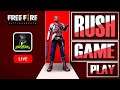 Rush Rank Gameplay- Rank Push To Grandmaster- Free Fire- AO VIVO🔥🔴⚫