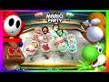 Super Mario Party Minigames #403 Goomba vs Yoshi vs Shy Guy vs Monty mole