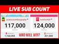 There is a subscriber war between my OWN Youtube channels!