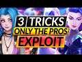 Top 3 Mechanics You MUST ABUSE - Why EVERY PRO EXPLOITS These ALL THE TIME - LoL Guide