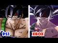 XBOX ONE X DRAGON BALL Z KAKAROT vs PS3 ULTIMATE TENKAICHI vs NINTENDO SWITCH XENOVERSE 2 COMPARISON