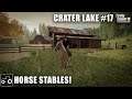 Building The Stables & Making Silage Bales - Crater Lake #17 Farming Simulator 19 Timelapse