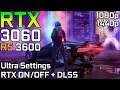 Cyberpunk 2077 | RTX 3060 + Ryzen 5 3600 | (RTX ON/OFF) + DLSS All Settings | 1080p - 1440p
