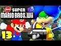 DUELL gegen LUDWIG in der Kanonenfestung! 🎉 New Super Mario Bros. Wii #13