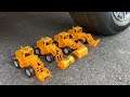 Experiment Car vs Excavator, Truck, Bulldozer | Crushing Crunchy & Soft Things by Car | Test Ex